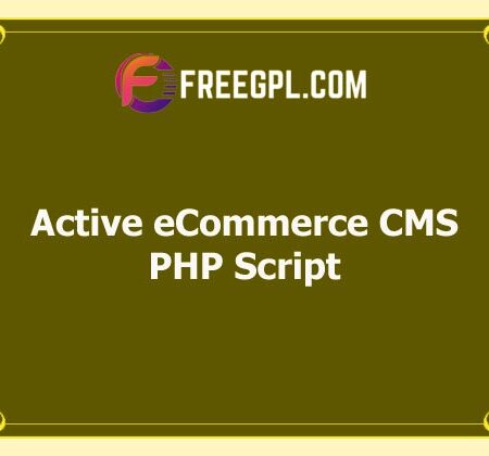 Active eCommerce CMS v4.3 Free Download