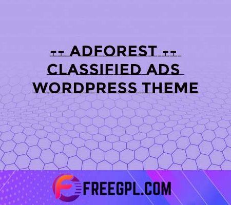 AdForest v4.4.3 – Classified Ads WordPress Theme Free Download