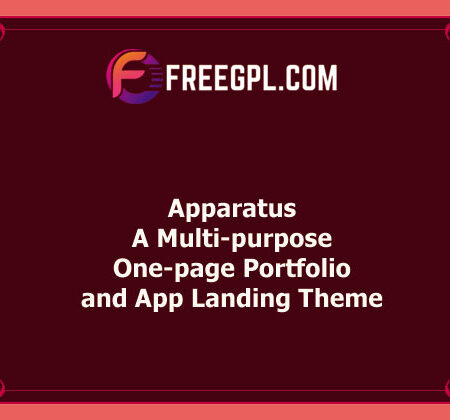 Apparatus V4.1.0 | A Multi-purpose One-page Portfolio and App Landing Theme Free Download