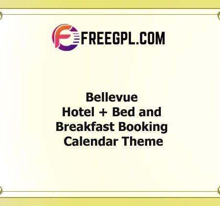 Bellevue v3.2.11 | Hotel + Bed and Breakfast Booking Calendar Theme Free Download