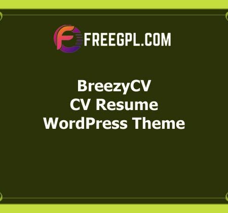 BreezyCV v1.5.2 – CV Resume WordPres Theme Free Download