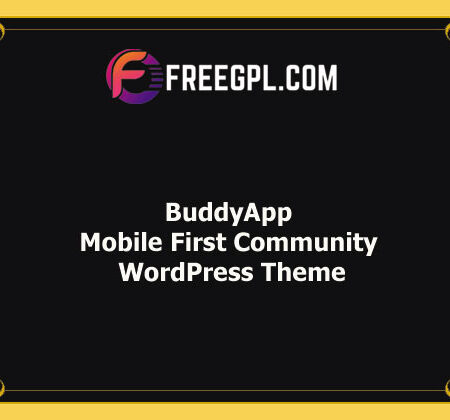 BuddyApp v1.9.2 – Mobile First Community WordPress Theme Free Download