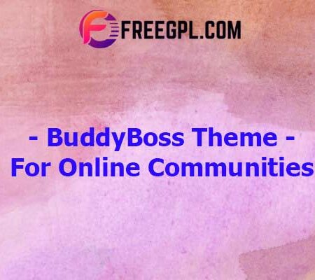 BuddyBoss Theme 1.5.7 – For Online Communities Free Download