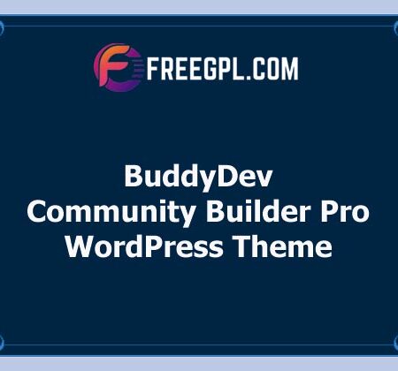 BuddyDev Community Builder Pro Theme v2.1.5 Free Download