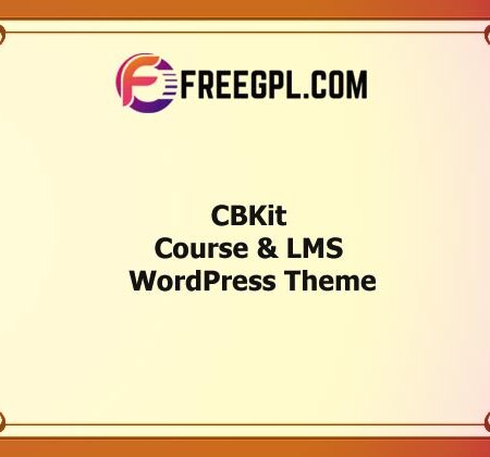 CBKit v3.2.4 – Course & LMS WordPress Theme Free Download