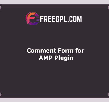 Comment Form for AMP v2.7.5 Free Download