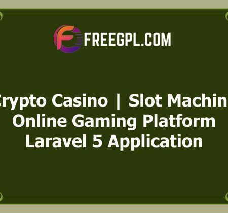 Crypto Casino v1.18.0 | Slot Machine | Online Gaming Platform | Laravel 5 Application Free Download