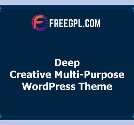 Deep – Creative Multi-Purpose WordPress Theme v4.3.4 Free Download