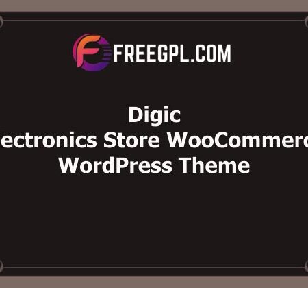 Digic v1.0.1 – Electronics Store WooCommerce Theme Free Download