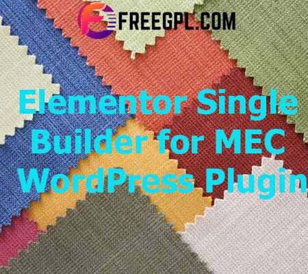 Elementor Single Builder for Modern Events Calendar (MEC) v1.5.5 Free Download