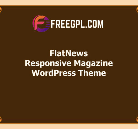 FlatNews v5.3 – Responsive Magazine WordPress Theme Free Download