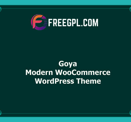 Goya v1.0.5.4 – Modern WooCommerce Theme Free Download