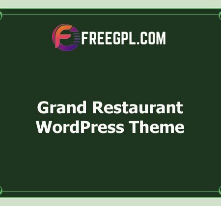 Grand Restaurant – WordPress Theme v6.1 Free Download