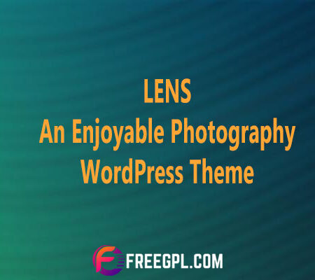 LENS 2.5.4 – An Enjoyable Photography WordPress Theme Free Download