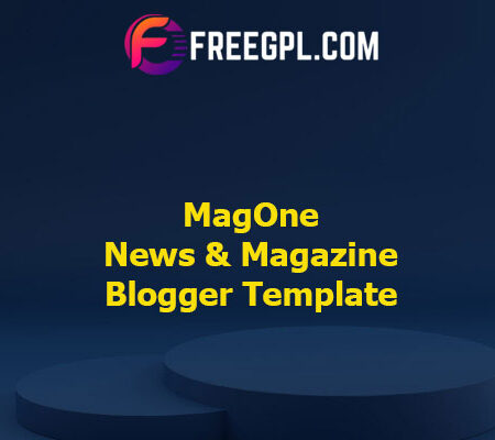 MagOne v6.9.0 – Responsive News & Magazine Blogger Template Free Download