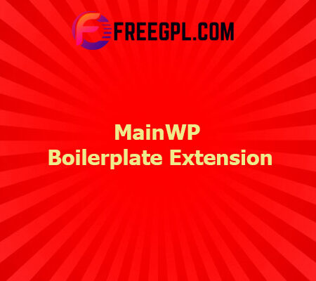 MainWP Boilerplate Extension v4.0.2.1 Free Download