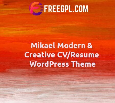 Mikael v1.0.4 – Modern & Creative CV/Resume WordPress Theme Free Download