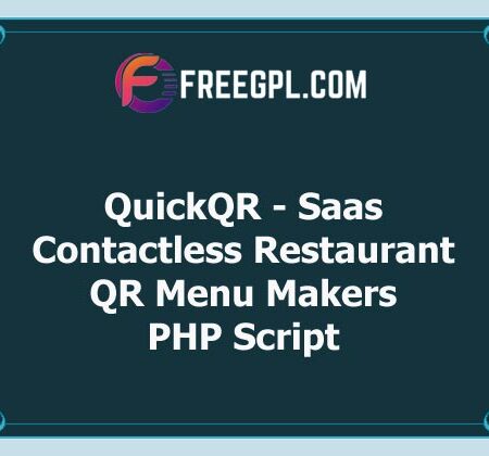 [v5.9.1] QuickQR – Saas – Contactless Restaurant QR Menu Makers Free Download