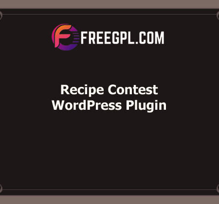 Recipe Contest WordPress Plugin v1.1 Free Download