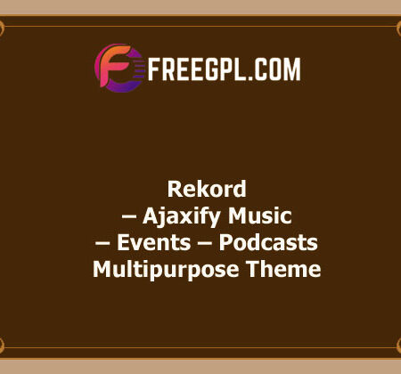 Rekord v1.5.0.0 – Ajaxify Music – Events – Podcasts Multipurpose WordPress Theme Free Download