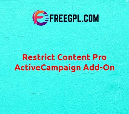 Restrict Content Pro ActiveCampaign Add-On 1.1.1 Free Download