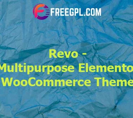 Revo v3.9.12 – Multipurpose Elementor WooCommerce WordPress Theme Free Download