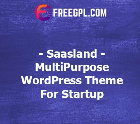 Saasland v3.3.1 – MultiPurpose WordPress Theme for Startup Free Download