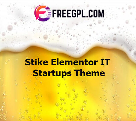 Stike v2.4 – Elementor IT Startups WordPress Theme Free Download