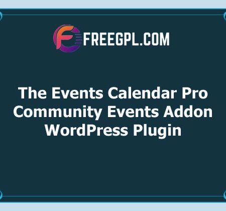 [v4.8.7] The Events Calendar Pro Community Events Addon Free Download