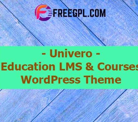 Univero 1.9 – Education LMS & Courses WordPress Theme Free Download