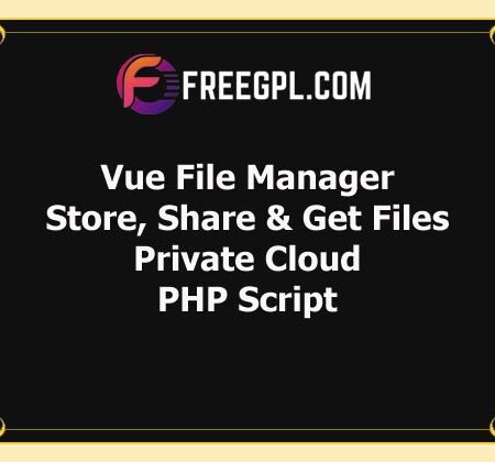 [v1.8.5] Vue File Manager with Laravel – Your Private Cloud Free Download