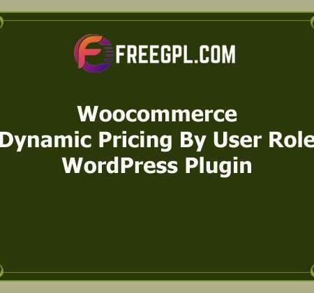 v1.8 Woocommerce Dynamic Pricing By User Role Free Download